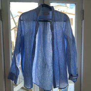 Linen button up